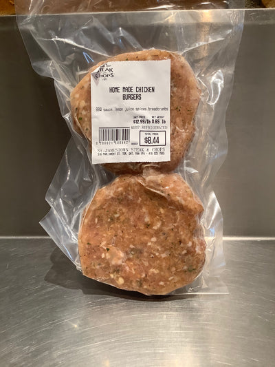 Frozen Chicken Burgers