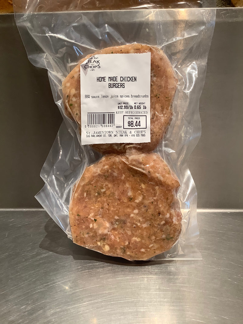Frozen Chicken Burgers