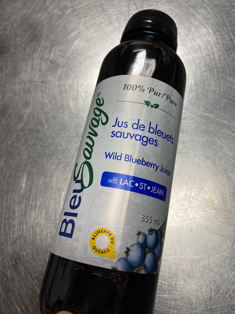 Bleu Sauvage 100% Pure Blueberry Juice