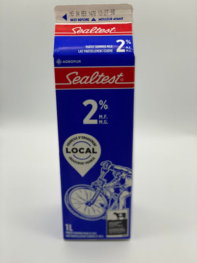 2% Partly Skimmed Milk 1L