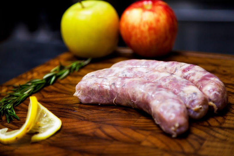 Apple & Bacon sausage
